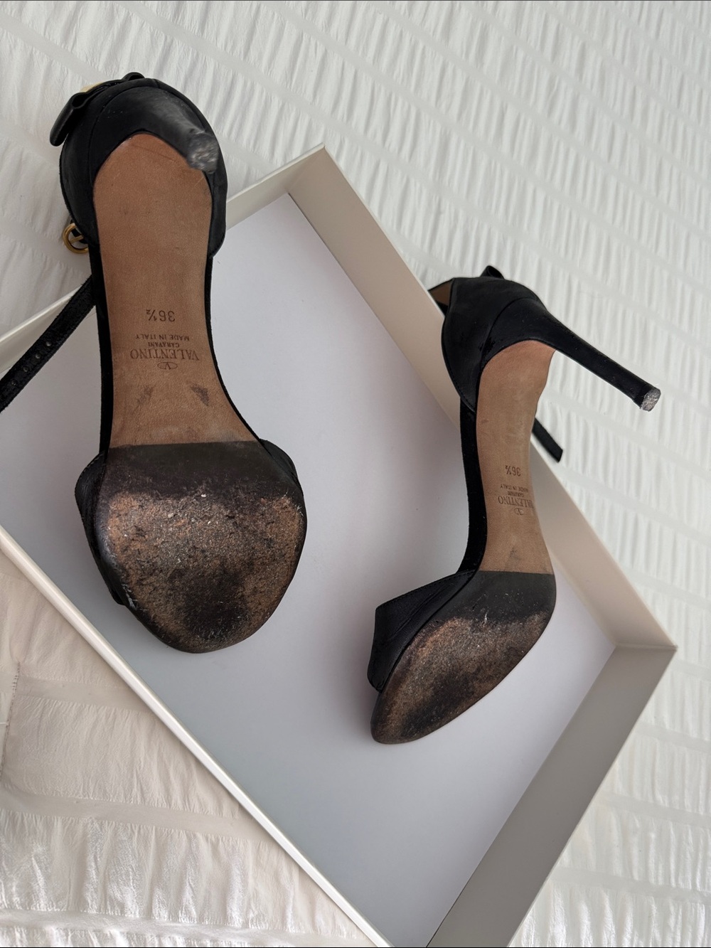 Authentic Valentino Black shoes - Picture 4 of 9